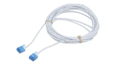 Patchcord kat.6a-0500 U/UTP SLIM LSZH-TPE biały /5m/ 74299