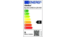 Żarówka LED E14 IQ-LED G45E14 4,2W-NW 470lm 4000K barwa neutralna 33735