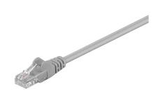 Kabel krosowy patchcord U/UTP kat.5e CCA szary 0,5m 68337