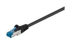 Kabel krosowy patchcord S/FTP (PiMF) kat.6a LSZH czarny 5m 93820