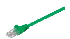 Kabel krosowy patchcord U/UTP kat.5e CCA zielony 2m 68358