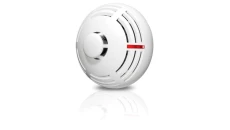 Czujka pożarowa dymu/ temperatury bezprzewodowa do systemu Micra biała MSD-300