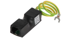 Ogranicznik przepięć dla urządzeń Gigabit Ethernet 10/100/1000 Mbps oraz PoE PASSIVE / 802.3af / 802.3at, 1 kanał, złącza RJ45