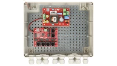 Zestaw do 5 kamer IP switch PoE 5P+1UP w obudowie zewnętrznej ABOX-L2, zasilacz 96W