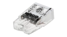 Szybkozłączka 2x 0,5-2,5mm2 transparentna 2273-202 /100szt./