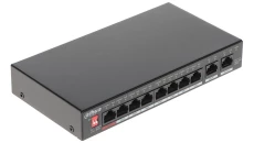 Switch PoE 8xPoE, 2xUpLink, 1xHiPoE - PFS3010-8GT-96-V2 Dahua