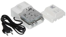 Wzmacniacz antenowy DVB-T szerokopasmowy VHF/UHF z zasilaniem 12V CA-215 ALCAD