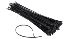 Opaski kablowe zaciskowe 4,5mm/300mm czarne 100szt