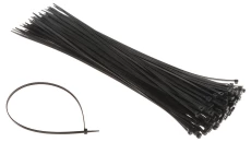 Opaska zaciskowa kablowa 4,8x450 mm czarna UV 100 sztuk