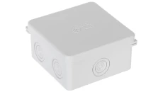 Puszka natynkowa wym/wew 80x80x40 mm 6+2 membrany IP65 003.CS M-L 0943