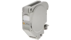Uchwyt keystona 1 x RJ45 na szynę DIN szary SXKJ-DIN-GY
