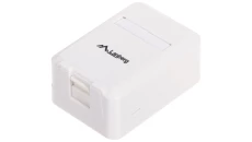 Puszka teleinformatyczna natynkowa KEYSTONE 1-PORT LANBERG