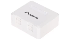 Puszka teleinformatyczna natynkowa KEYSTONE 2-PORT LANBERG