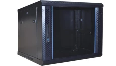 GT Networks Szafa Wisząca RACK 19 cali 12U 450mm czarna do samodzielnego montażu GTS-19-12U450-AB