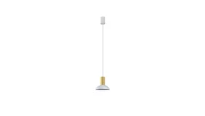 Lampa wisząca HERMANOS C WHITE/SOLID BRASS 8037 Nowodvorski Lighting