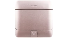 Pop-up Puszka podłogowa 100x100x61,2mm 3-modułowa aluminium 054010