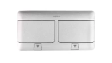 Pop-up Puszka podłogowa 100x210x61,2mm 6-modułowa aluminium 054012