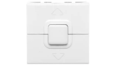 MOSAIC Przycisk żaluzjowy biały 077028