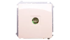 Simon Basic Gniazdo antenowe pojedyncze końcowe beżowe /zastępuje BMAK1.01/ BMAK3.01/12