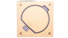 Simon Connect Wkład puszki KSE IP66 z pokrywą i gniazdem komputerowym pojedynczym RJ45 kat.5e mosiądz KSE25U/23/71