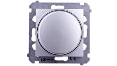 Simon 54 Regulator 1–10V załączania i regulacji źródeł światła srebrny mat DS9V.01/43