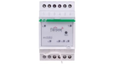 FiHome Radio Ściemniacz dwukanałowy z nadajnikiem dwukanałowym na szynę DIN rH-D2S2