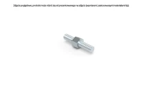 Łącznik prosty do mocowania uchwytu drążka do drążka izolacyjnego M 16mm cynowany 81.2 OC /98100201/