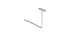 Uchwyt z kołkiem kątowy wkręcany L-250mm fi-12mm cynkowany 12.4/K OC /91240101/