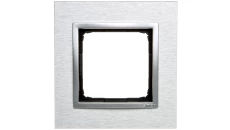 Simon 54 Nature Ramka pojedyncza metal INOX KLASYCZNY DRN1/77