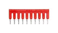 Mostek grzebieniowy 10P czerwony 2002-410/000-005 TOPJOBS
