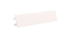 Taśma oznaczników nieopisana ponacinana biała 5mm ZB 5 :UNBEDRUCKT 1050004 /10szt./