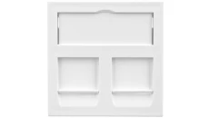 Adapter M45 dla 2xRJ45 biały DTG-2RM RW1 6119292