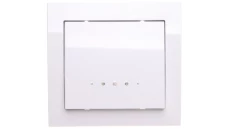 KIER Łącznik pojedynczy z podświetleniem biały ŁP-1WS/00