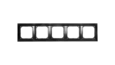 IMPRESJA Ramka pięciokrotna do łączników IP44 antracyt RH-5Y/50