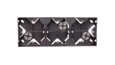 IMPRESJA Puszka natynkowa potrójna antracyt PNP-3Y/50