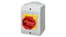 Rozłącznik główny/awaryjny w obudowie 3P+N 16A 7.5kW AC23A 400V pokrętło żółto-czerwone 3LD2064-1TC53