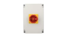 Rozłącznik główny/awaryjny w obudowie 3P 125A 45kW AC23A 400V pokrętło żółto-czerwone 3LD2866-0TB53