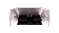 Przycisk nożny podwójny z osłoną bez samopowrotu szary metal 1Z 1R 1 krok IP65 3SE2932-0AA20