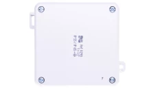 Puszka hermetyczna n/t 2K 98x98x46mm pusta IP55/IP65 szary 0290-04
