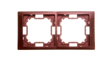 Simon Basic Neos Ramka podwójna mahoniowy BMRC2/050