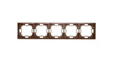 Simon Basic Neos Ramka pięciokrotna dębowy BMRC5/051