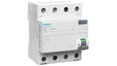 Wyłącznik różnicowoprądowy 4P 25A 0,03A typ AC biegun N z lewej 30mA 400V SENTRON 5SV4342-0KL