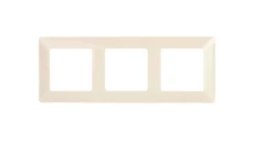 VALENA LIFE Ramka potrójna kremowa 754043