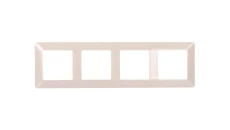 VALENA LIFE Ramka poczwórna kremowa 754044