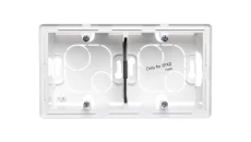 VALENA LIFE Puszka natynkowa podwójna biała 754192