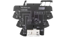 TRZ-24VDC-2CO Przekaźnik interfejsowy DPDT Ucewki: 24VDC 8A na szynę DIN