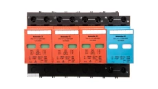 Ogranicznik przepięć Typ T1+T2 Typ T1+T2 3P+N 25kA 1,6kV 280V VPU I 3+1 LCF 280V/25KA 1351780000