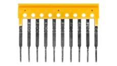 Mostek poprzeczny 10-torowy, raster 3,5mm żółty ZQV 1.5/10 1776200000