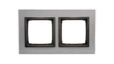 Simon 54 Nature Ramka podwójna szkło BURZOWA CHMURA DRN2/72