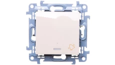 Simon 10 Przycisk /dzwonek/ z podświetleniem LED kremowy CD1L.01/41